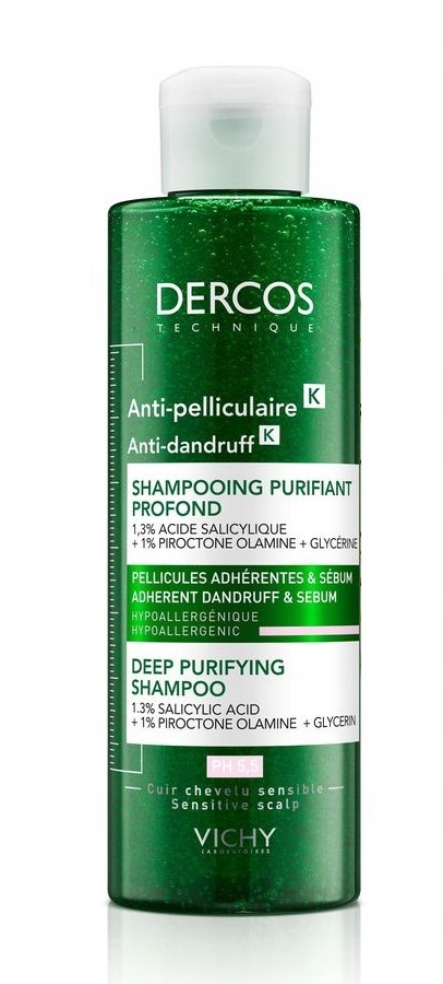 szampon vichy dercos anti pelliculaire anti-dandruff