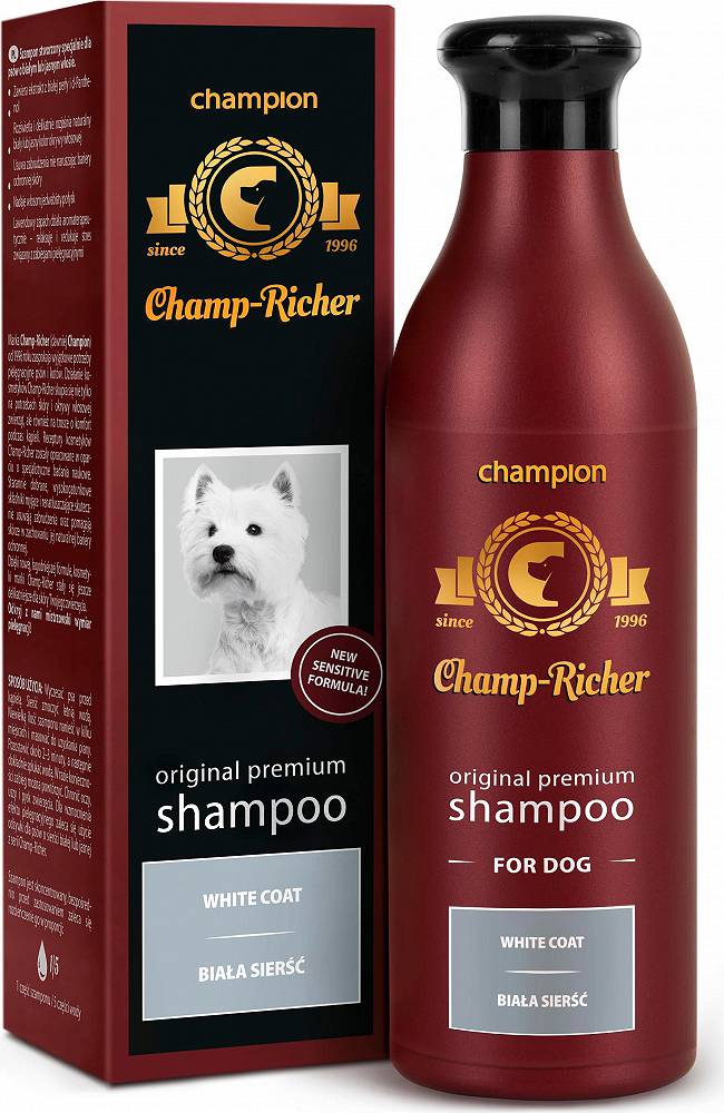 szampon wybielajacy dla białych psów