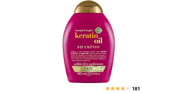 szampon z keratyna anti-breakage keratin oil