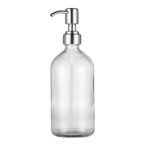 szklany pojemnik na szampon