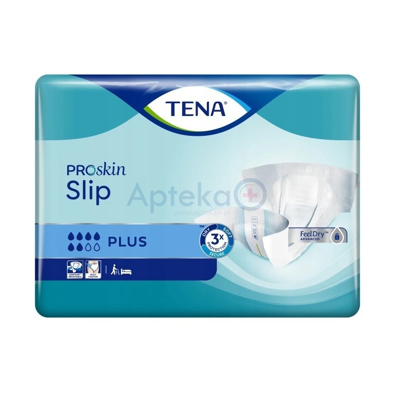 tena slip plus pieluchomajtki small 30 szt