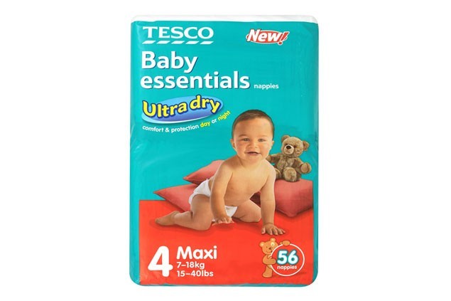 tesco pampers 4 netto