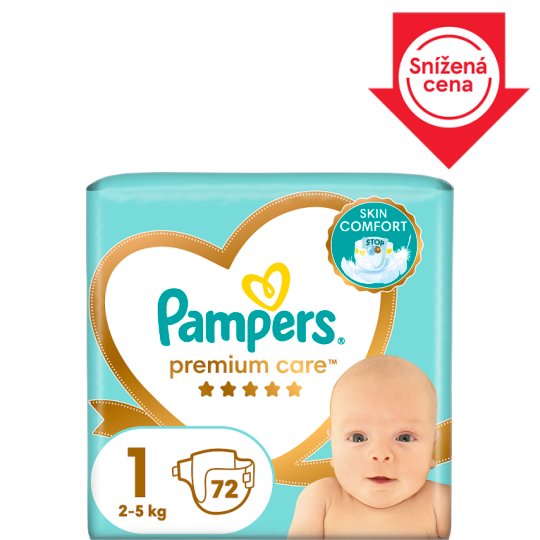 tesco pieluchy pampers care 1