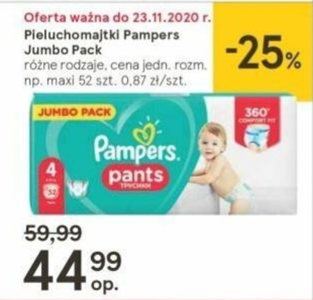 tesko pampers promocja