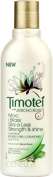 timotei with jericho rose odżywka do włosów moc i blask