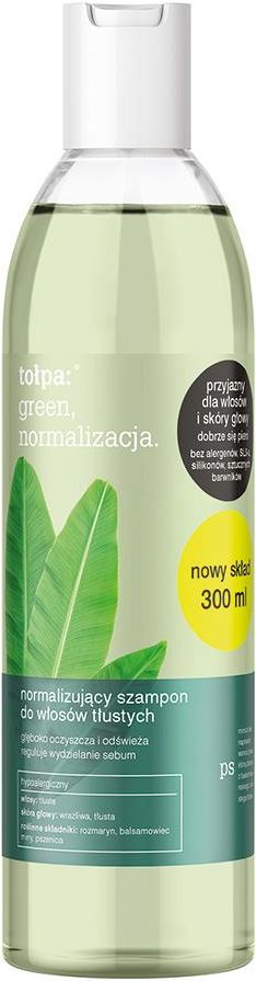 tołpa green normalizacja normalizujący szampon do włosów tłustych