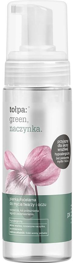 tołpa green pianka do mycia twarzy i oczu