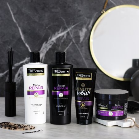 tresemme odżywka do włosów zniszczonych biotin