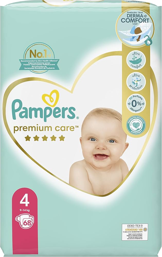 tytuł nosi pieluchy pampers 9