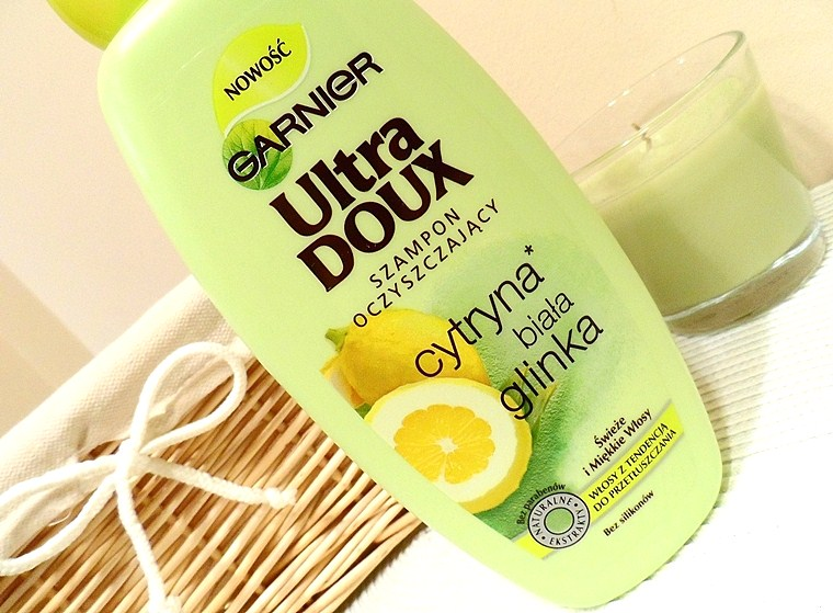 ultra doux szampon do włosów cytryna i biała glinka 400ml