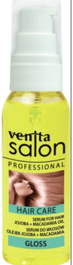 venita venita salon serum do włosów olejek jojoba macadamia 50ml