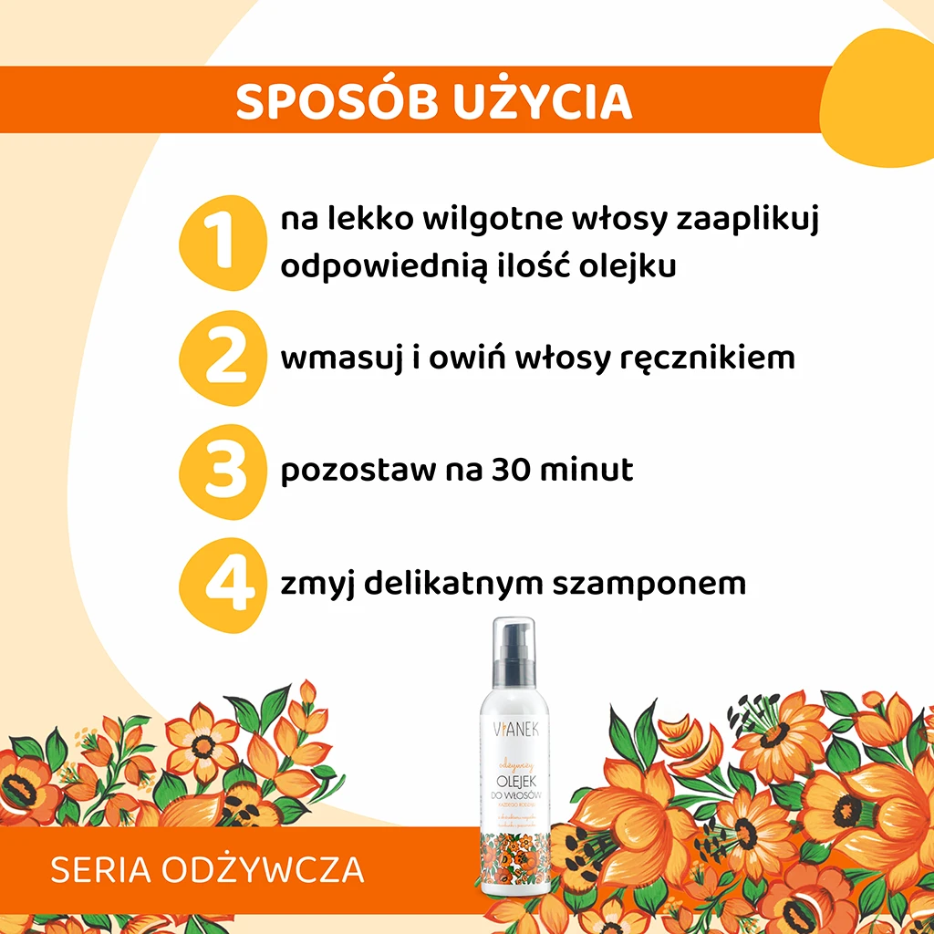 vianek odżywczy olejek do włosów 200ml