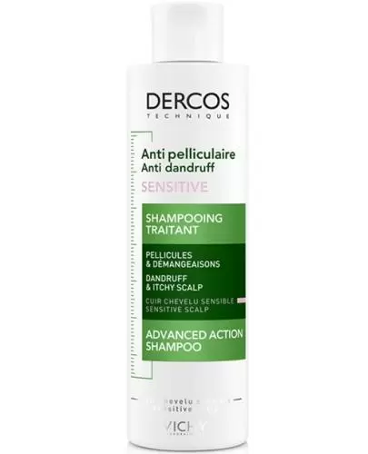vichy dercos szampon przeciwłupieżowy i wzmacniający włosy suche