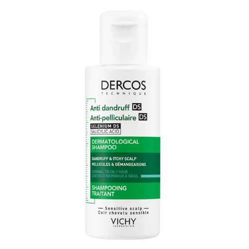 vichy dercos szampon przeciwłupieżowy włosy tłste 400 ml