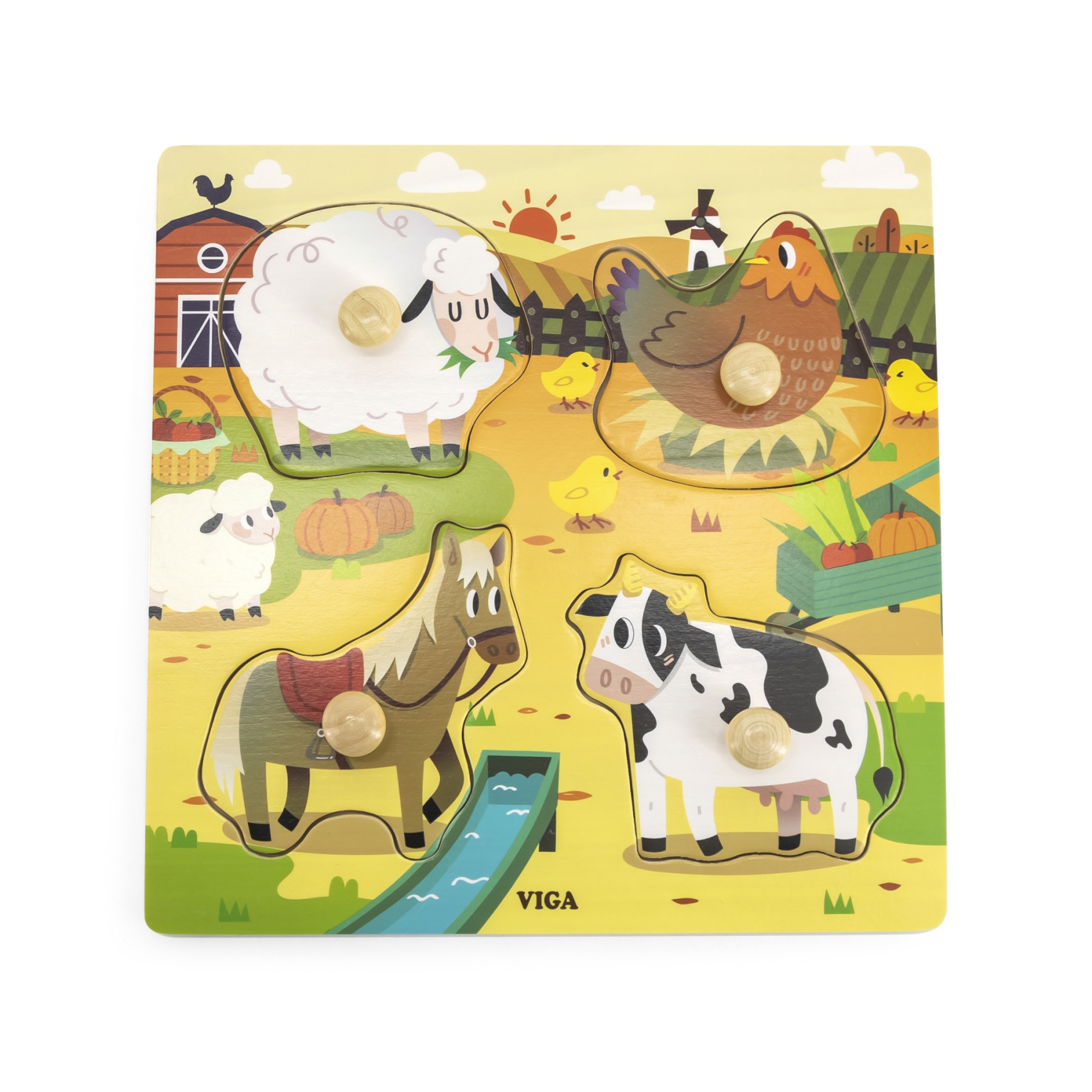 Viga 44592 Drewniane puzzle