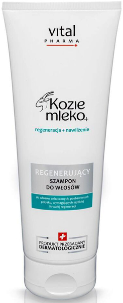 vital pharma kozie mleko+ regenerujący szampon do włosów 250 ml