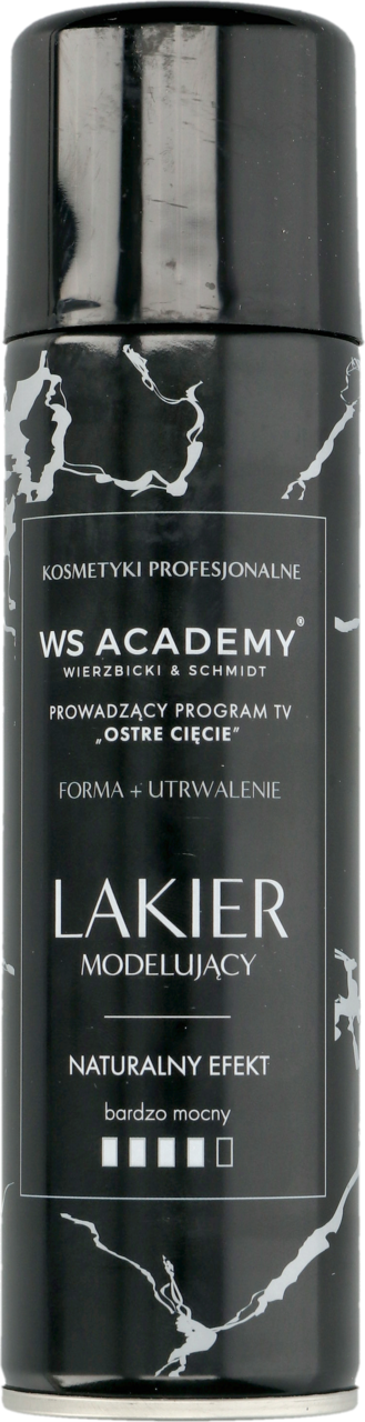 w&s academy lakier do włosów