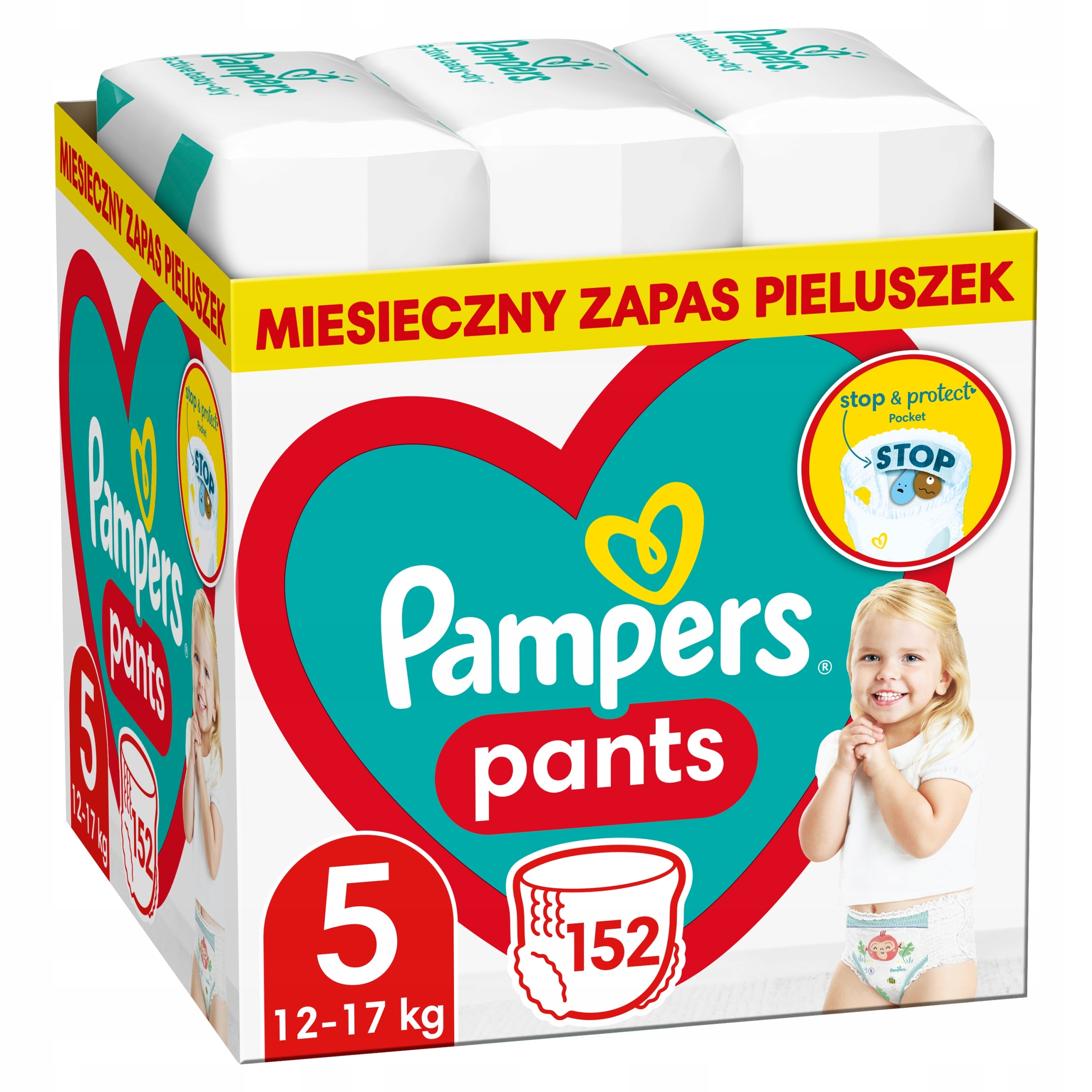 zapas pieluch pampers 5