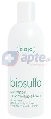 ziaja biosulfo szampon przeciwłupieżowy 300 ml