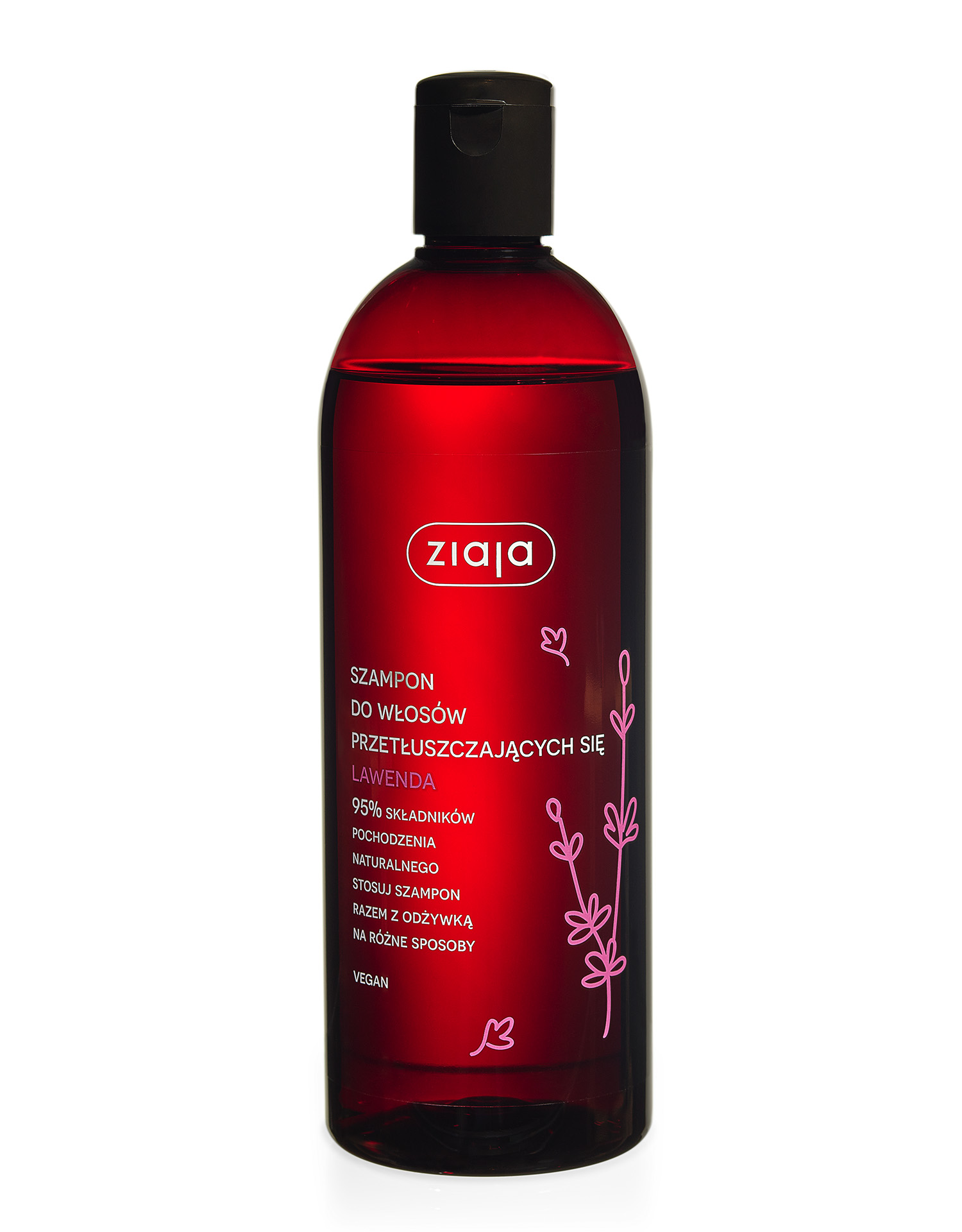 ziaja szampon do włosów przetłuszczających się lawendowy 500ml