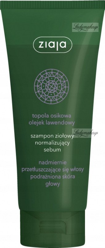 ziaja szampon ziołowy normalizujący sebum skład