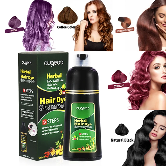 ziołowy szampon koloryzujący do włosów